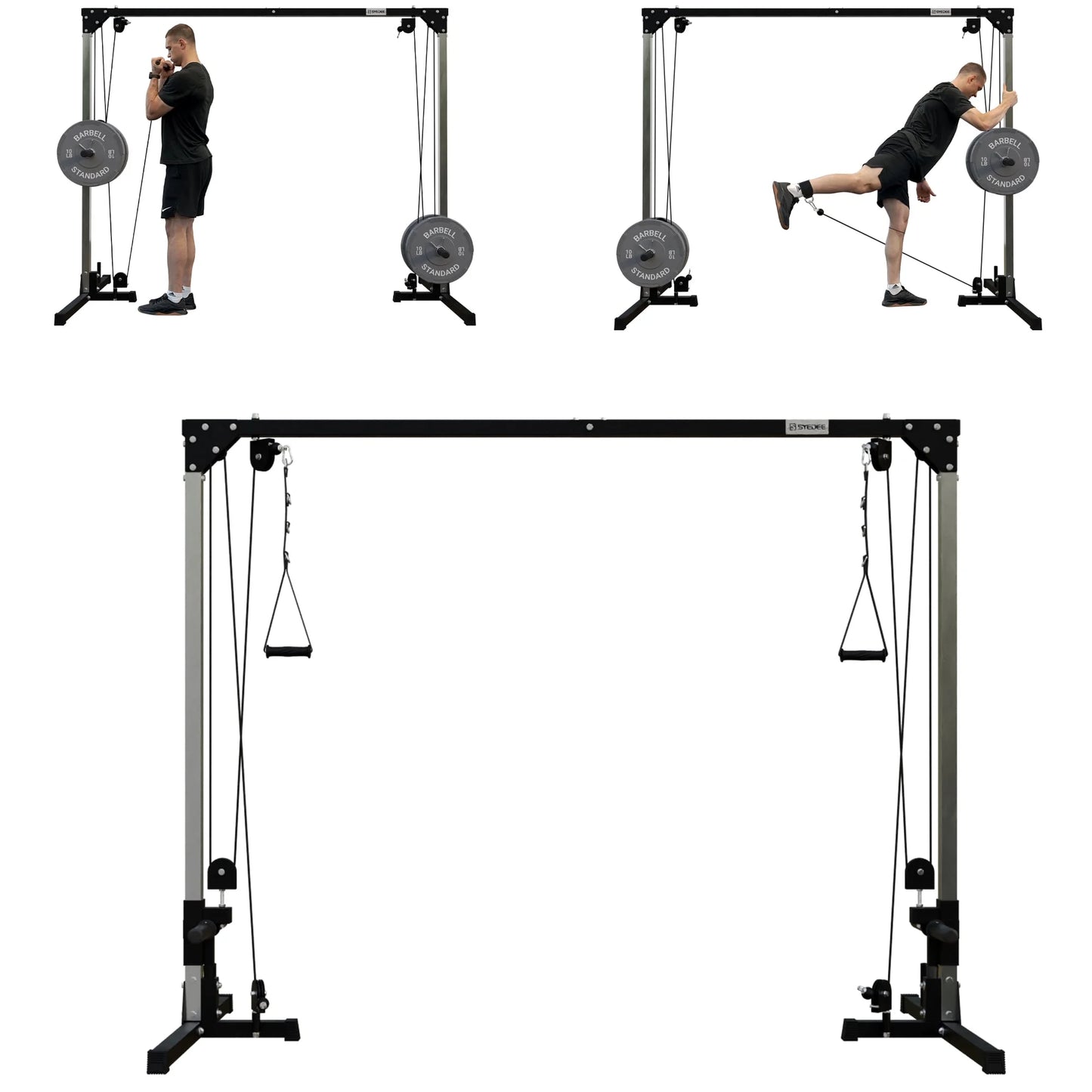 Cable Crossover Machine - 400Lbs Plate Loaded Cable Fly Machine