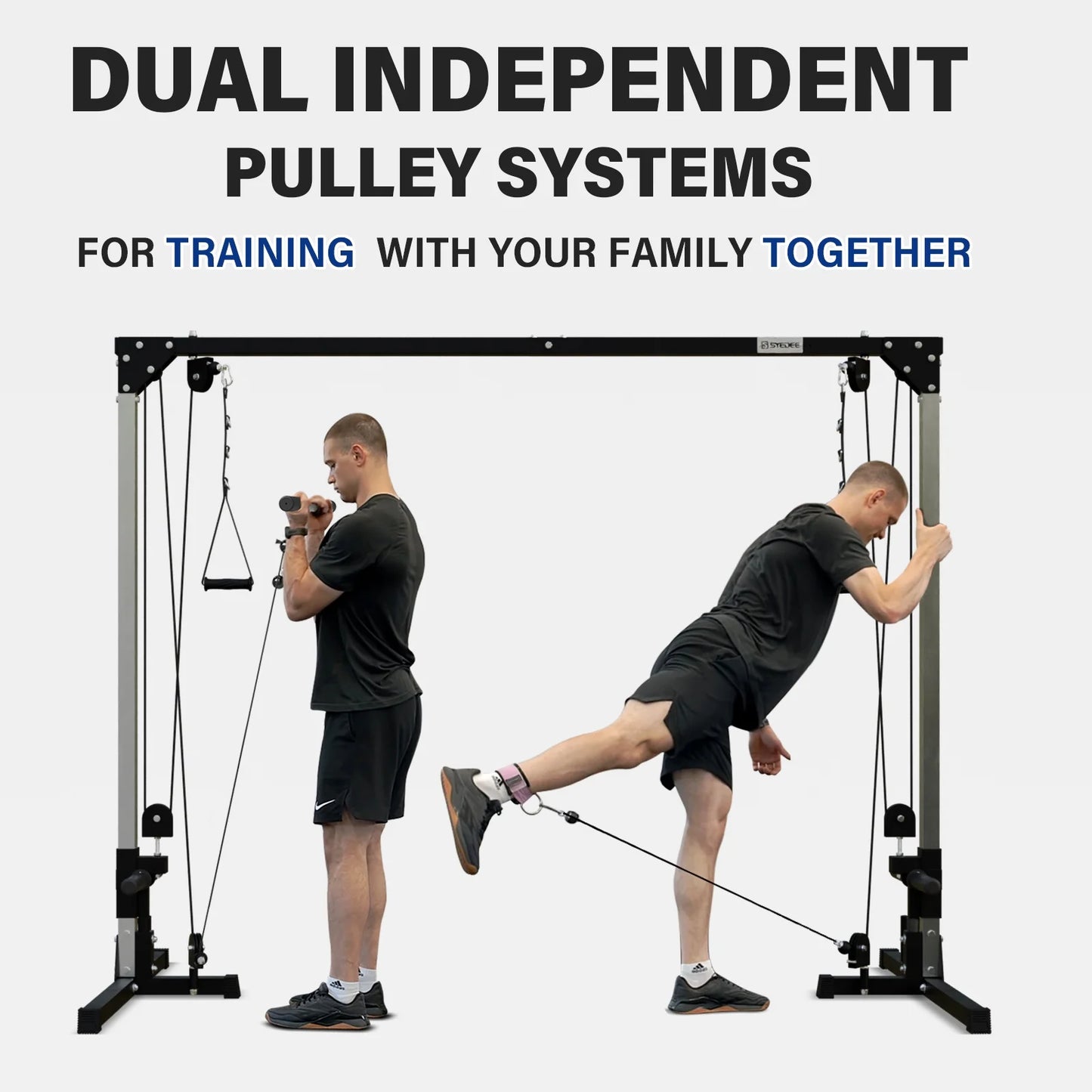 Cable Crossover Machine - 400Lbs Plate Loaded Cable Fly Machine